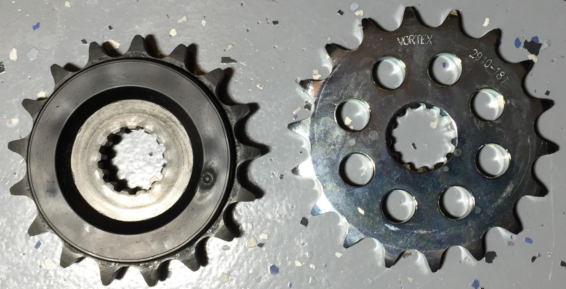 VORTEX FRONT C/S SPROCKET STEEL 18T 3520-18 VORTEX FRONT C/S SPROCKET STEEL 18T 3520-18